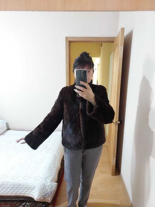 Норковая натуральная шуба