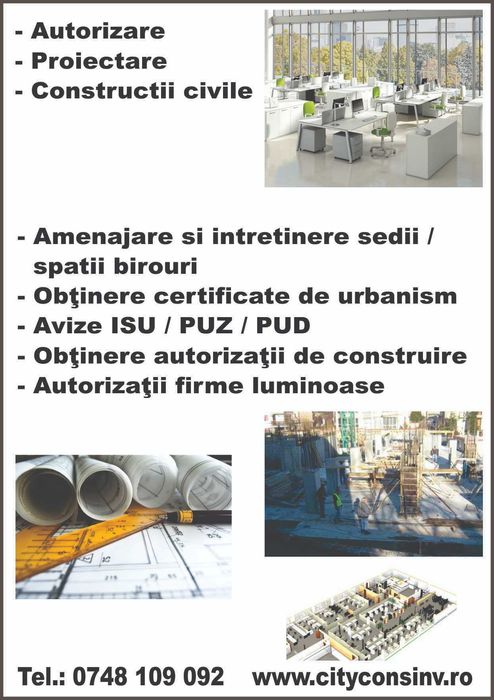 Certificat de Urbanism, Proiecte Case, Autorizatii de Construire
