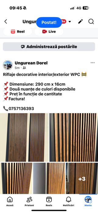 Riflaje decorative riflaj wpc interior exterior rezitent la umezeala