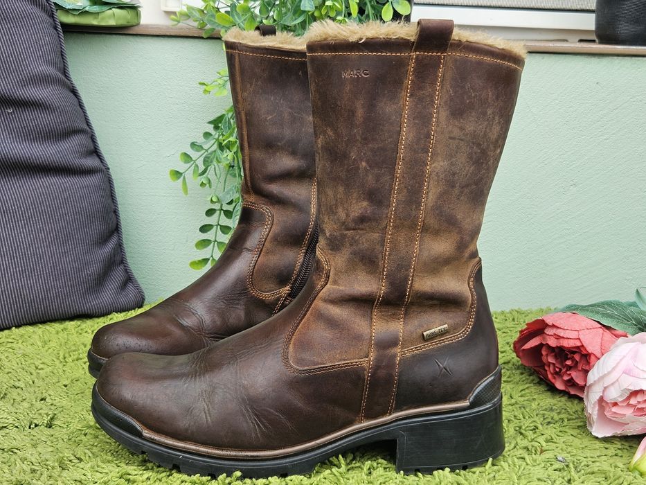Marc топли ботуши естествена кожа N40