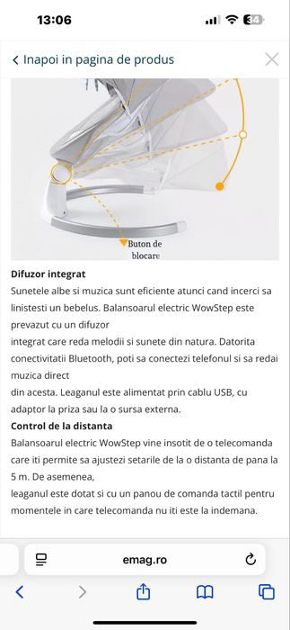 Balansor electric bebe