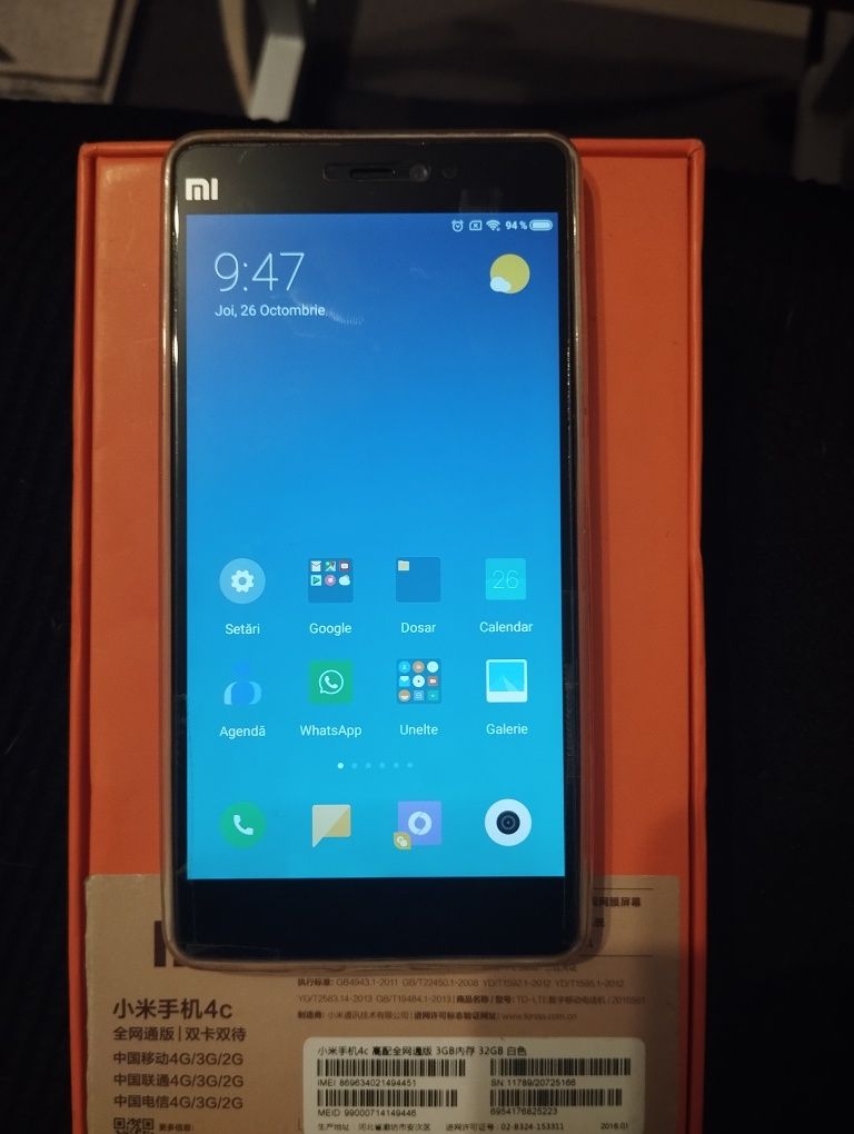 Vând telefon mi 4c și mi 5s