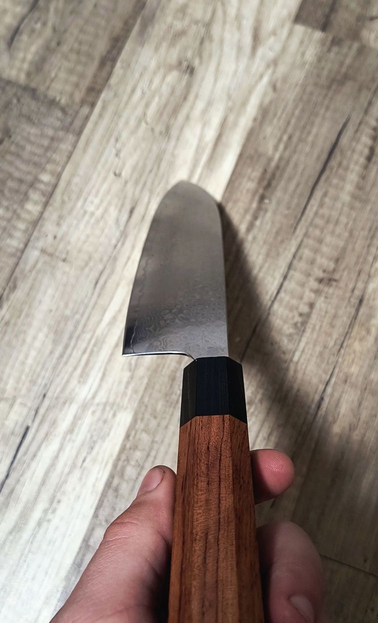 Cuțit Japonez Santoku otel damasc