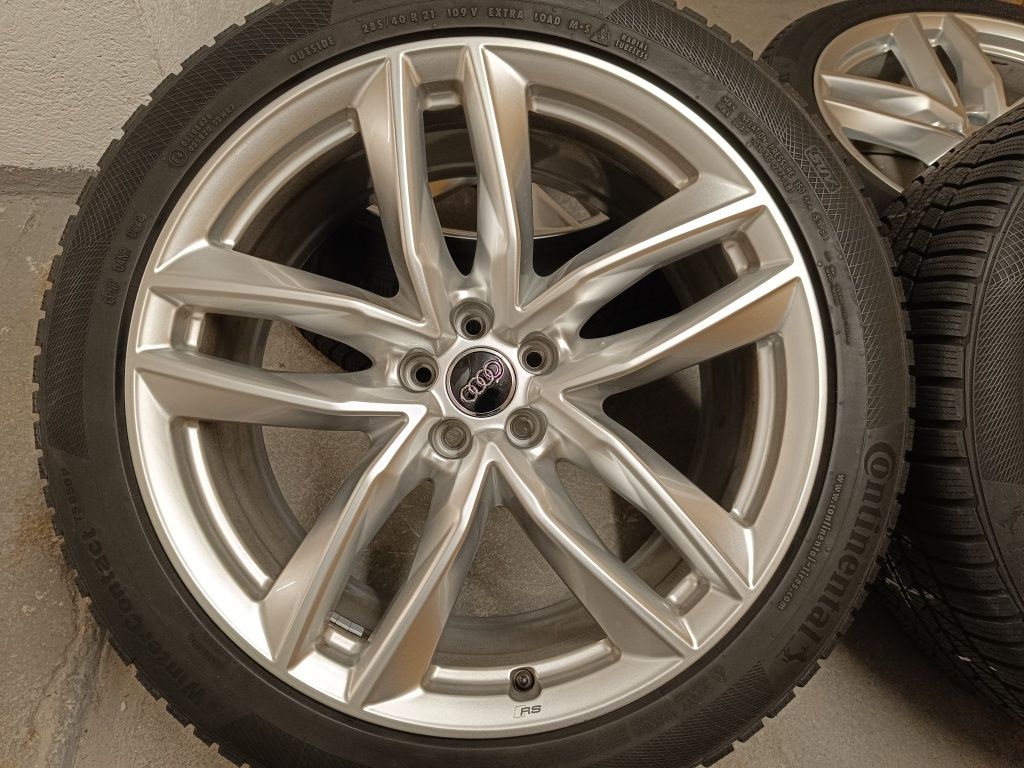 Оригинални джанти с гуми зимни 21 цола за Audi Q7 SQ7 дот 2022г.