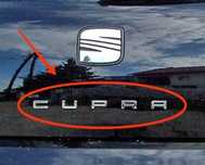 Сеат Seat Купра Cupra емблема стикер надпис