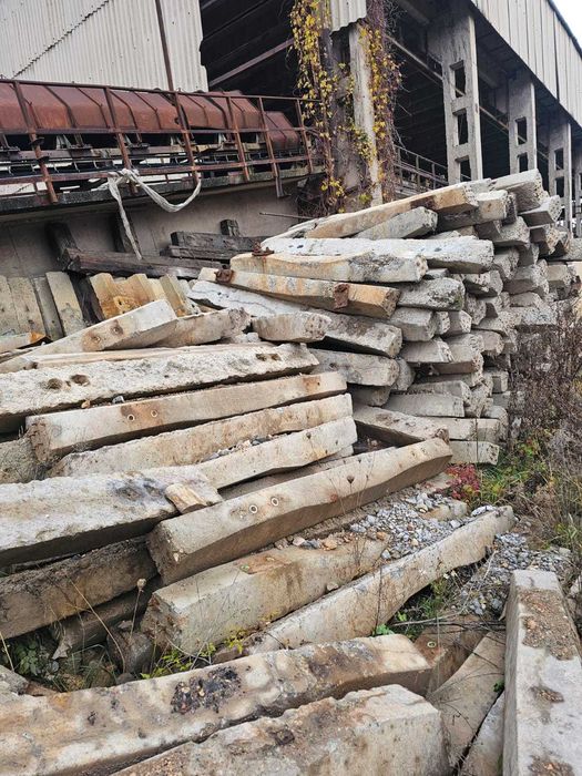 Traverse cale ferata beton