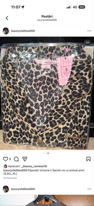 Pijamale VS marimea S si M