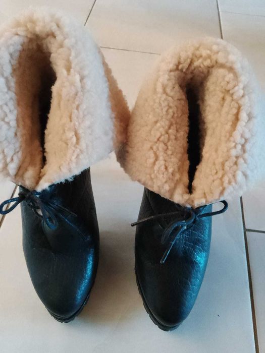 Ghete imblanite, ZARA, marimea 38!