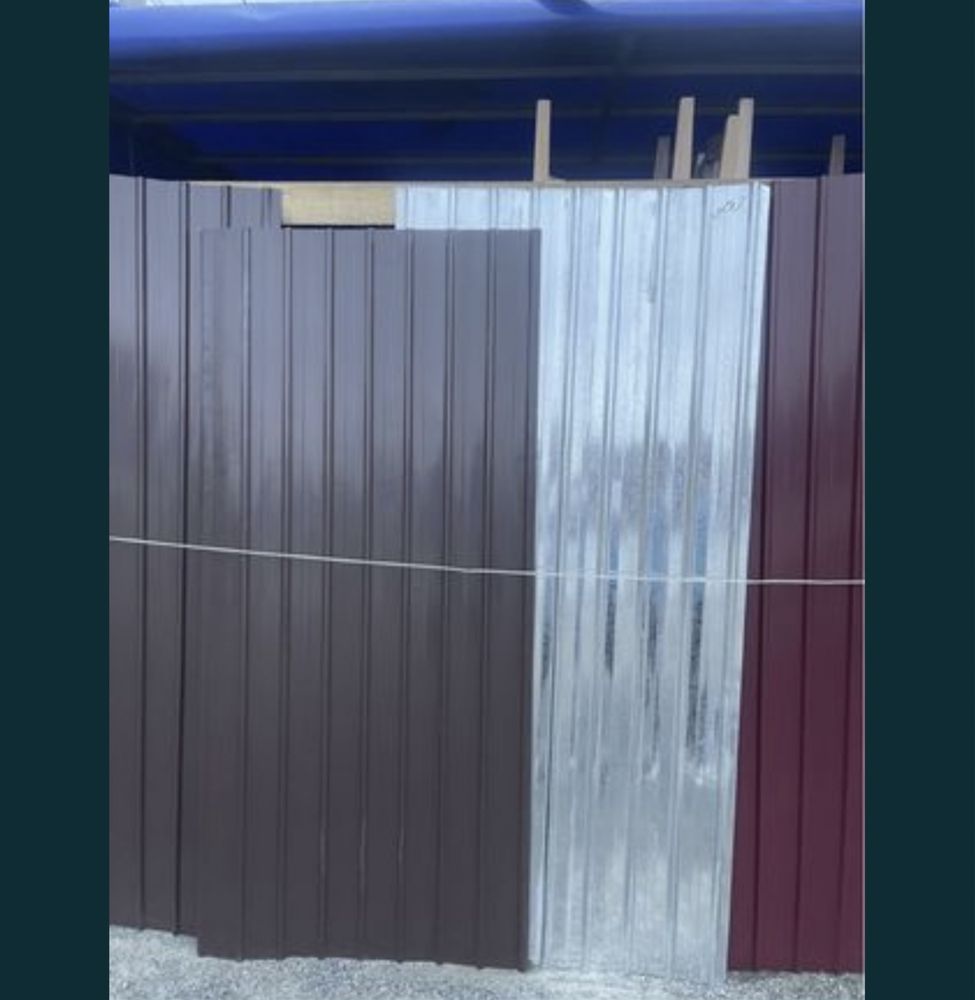 Tabla zinc si color