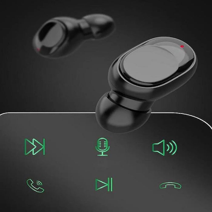 Безжични слушалкиBluetooth ,Touch с кутия за безжично зареждане.