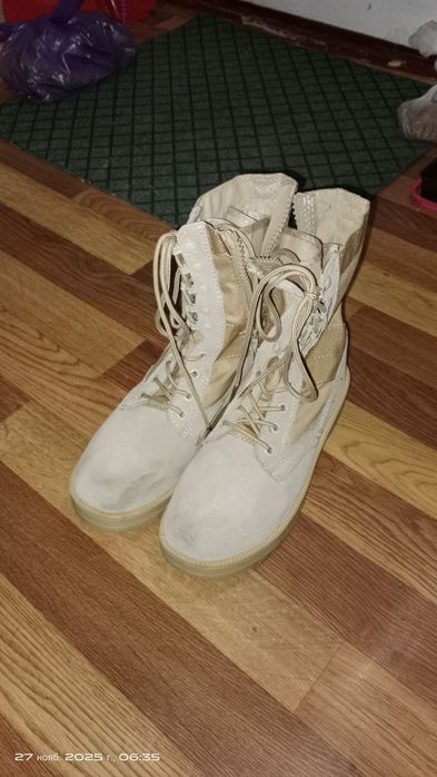 Берцы(ботинки) летние песчанные