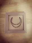Choker, colier cu bile din aur 14 carate!