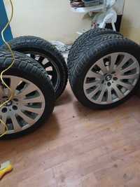 Vand set de 4 jante bmw si cauciucuri de iarna Dunlop