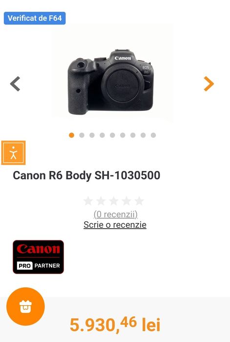 [REZERVAT] Canon RF 24-105, F4, seria L impecabil (ShutterCount 5k)