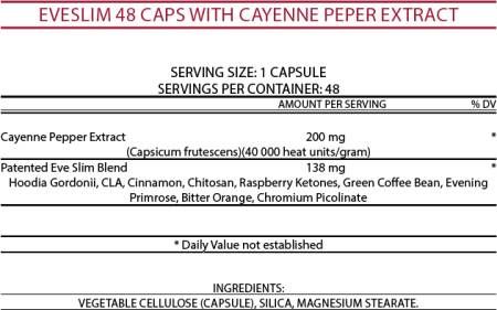 EveSlim Cayenne / ЕвеСлим с екстракт от лют червен пипер