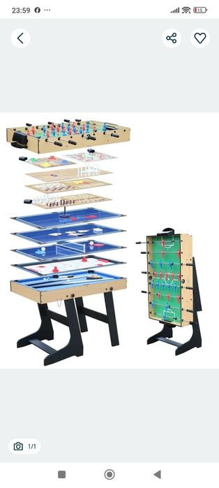 Masa cu jocuri 15 in 1