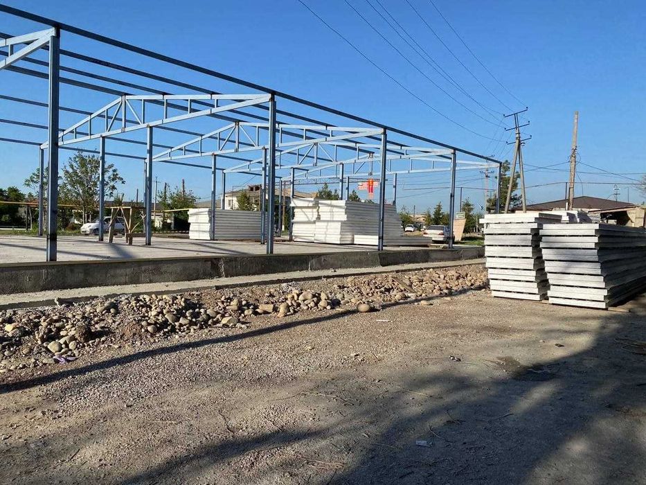 Сэндвич панели. Sendvich panel. Производство. Строительство Ангаров.