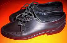 Pantofi piele  Derby ortopedici mar 39,5