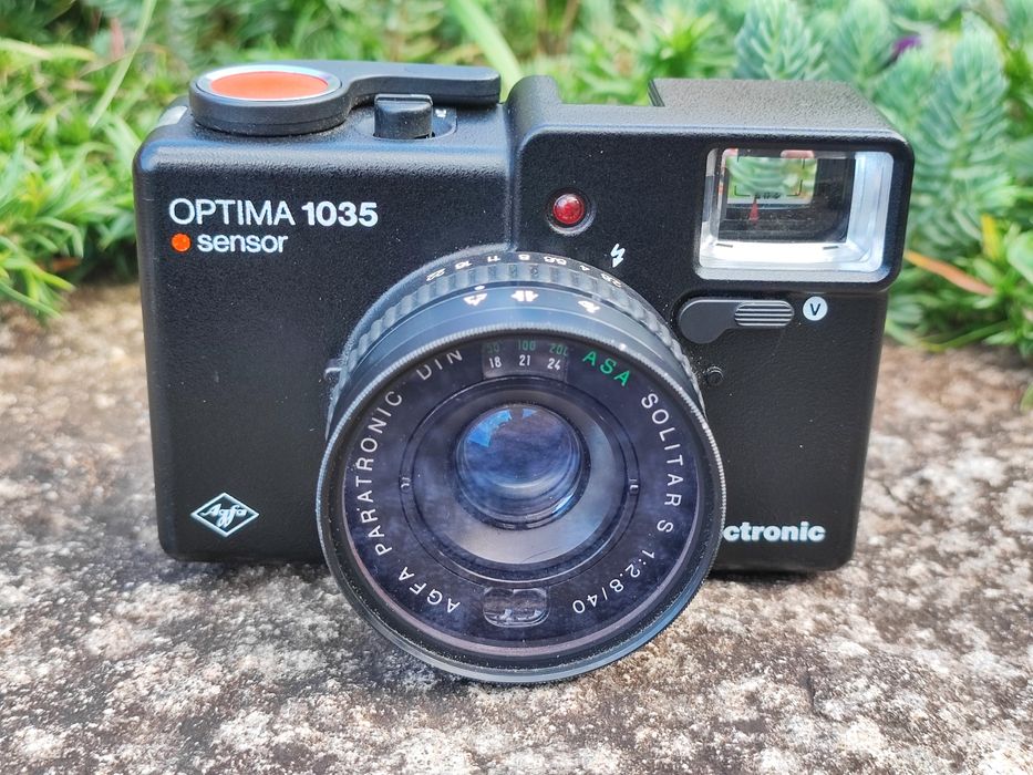 Aparat foto Agfa Optima 1035 Sensor, pe film 35 mm, impecabil!