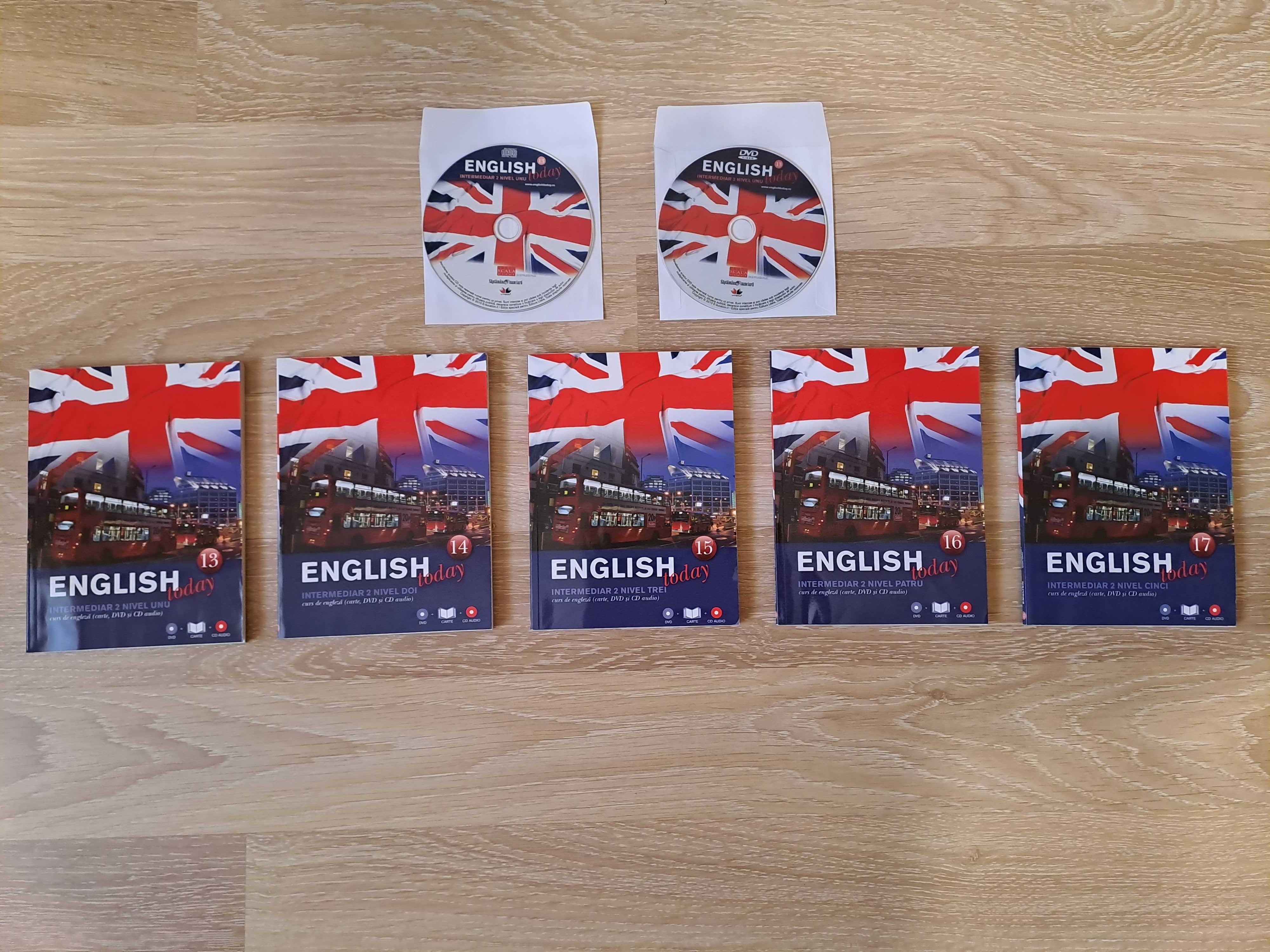 Colectia English today (curs limba engleza) - 26 de volume (DVD + CD)