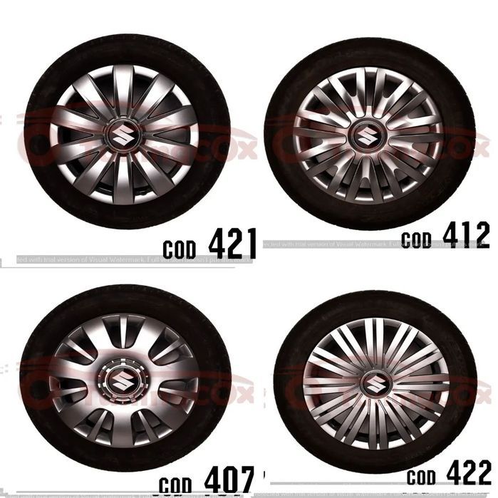 capace roti suzuki r16  la set de 4 buc ,capace janata aliaj
