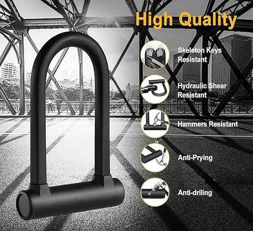 cifru bicicleta DINOKA U-Shaped Bike Padlock