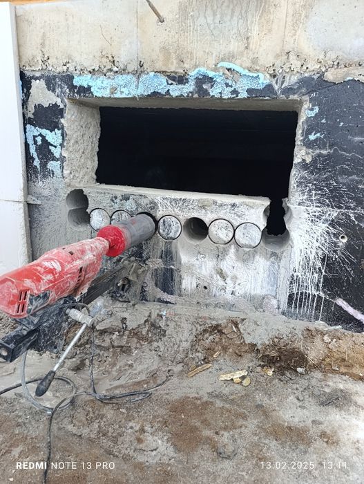 Алмазное отверсте сверленые Фундамент стены бурение бетон  Алмазный