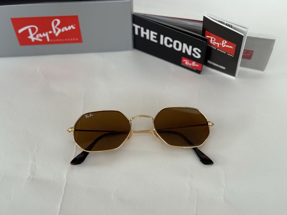 Ochelari de soare Ray Ban 3556 Octagonal Legend Noi