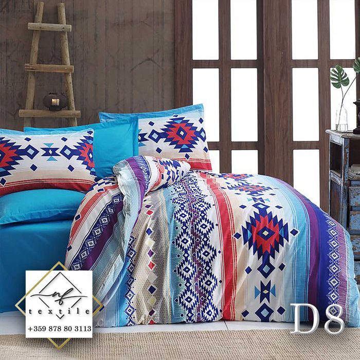 Спално бельо с Шевици!!! 100% Памук - Ранфорс