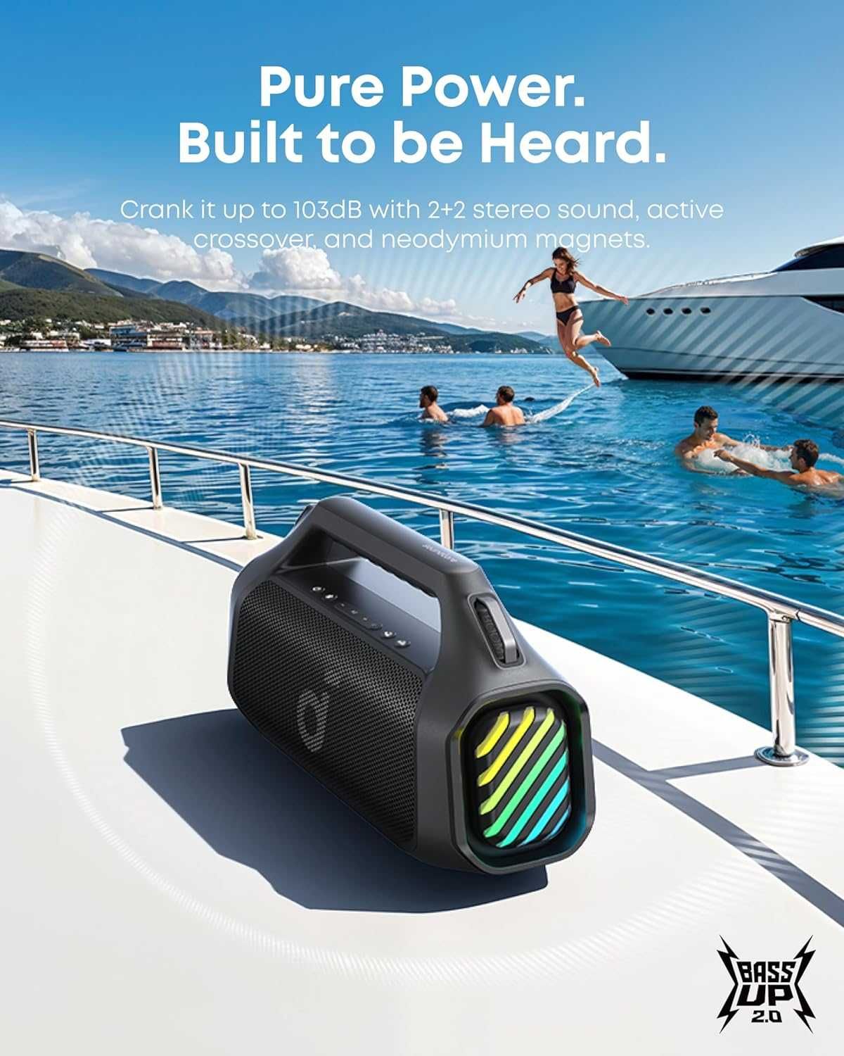 Anker Soundcore Boom 2 Pro безжична Bluetooth тонколона,до 140W