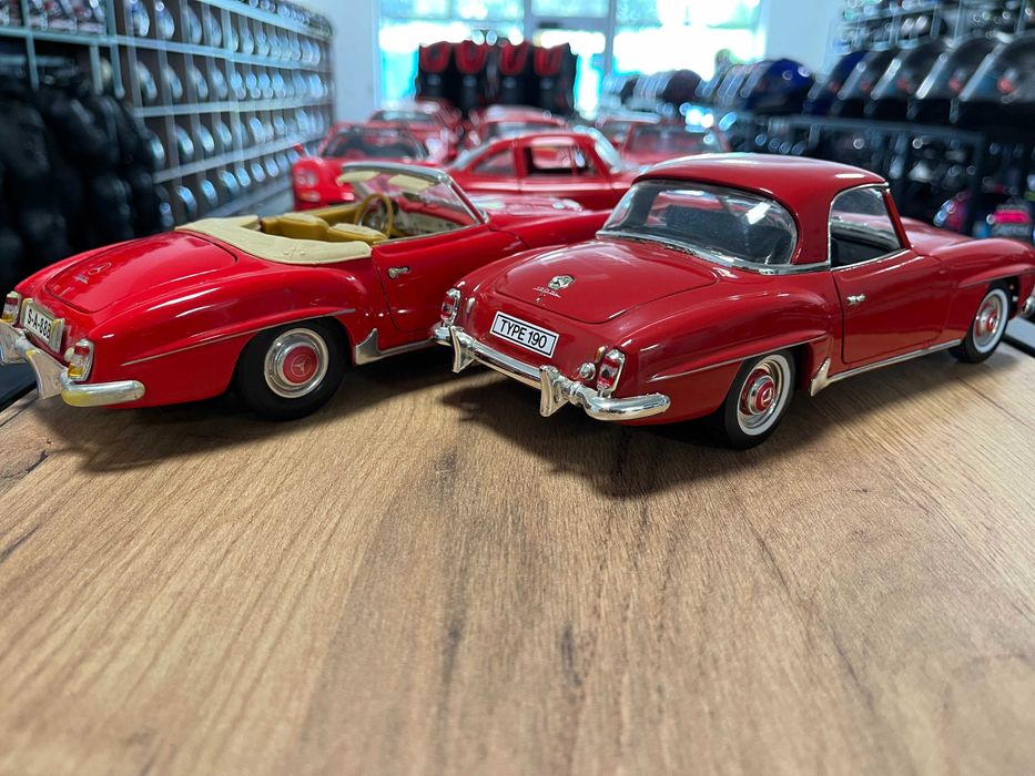Метална колекционерска количка модел Меrcedes 190SL мащаб 1:18