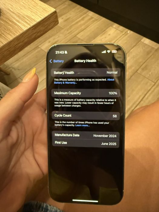 Iphone 16PRO 256 GB White