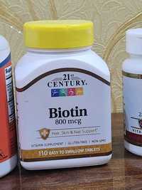 Биотин 800 мкг, 21st Century, 110 таблеток