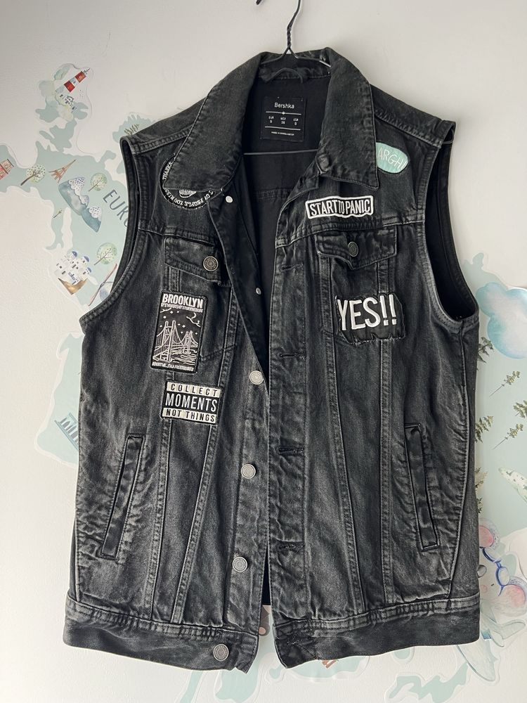 Vesta denim Bershka
