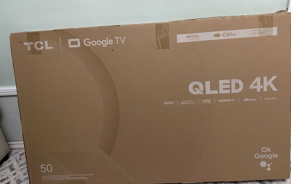 Телевизор TCL 50C645 127 см черный