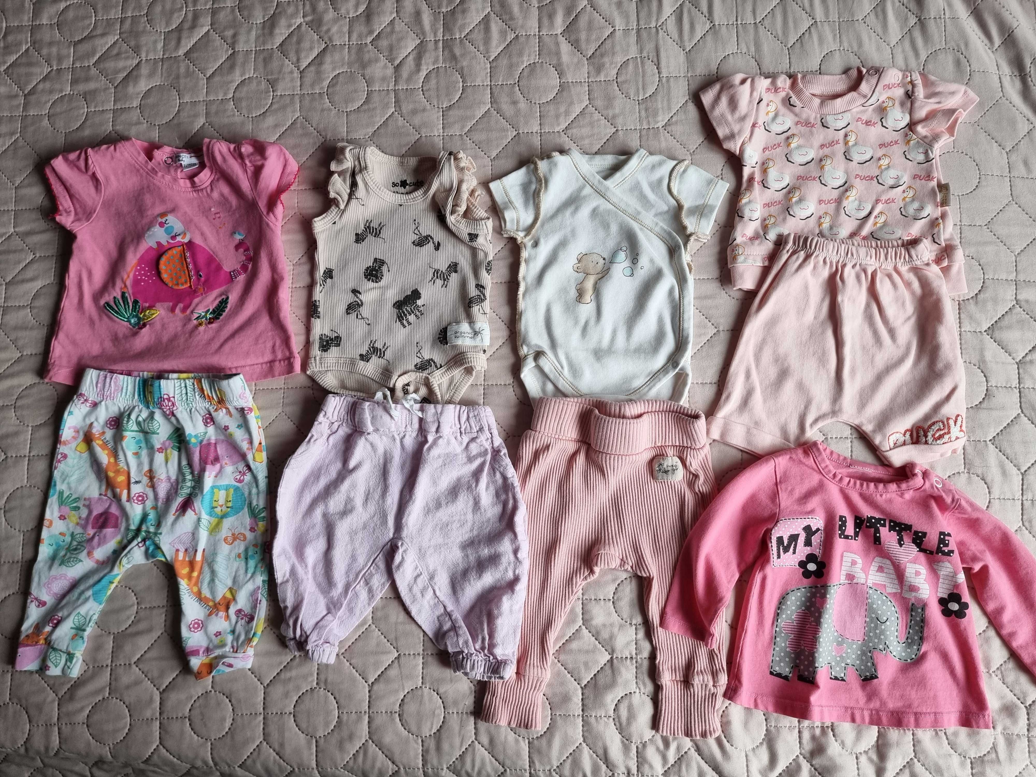 Лот дрехи момиче новородено / 0-3 месеца / 3-6 месеца / 56-62