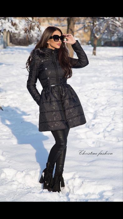 Зимно яке Christine fashion с естествен пух