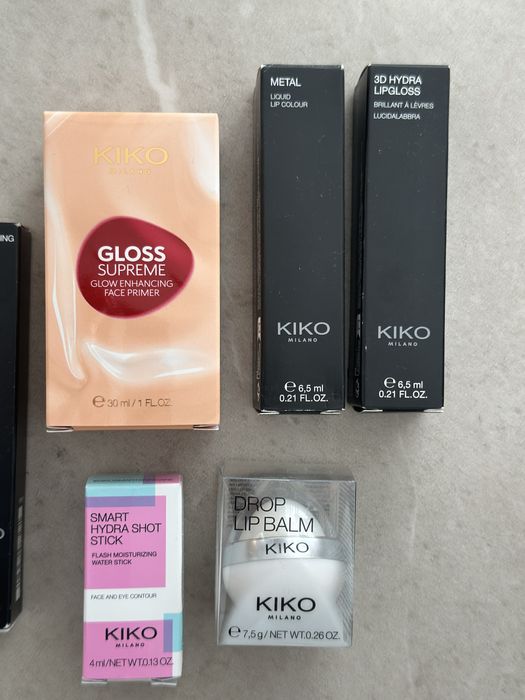 Kiko Milano гланцове, червила, козметика, грим