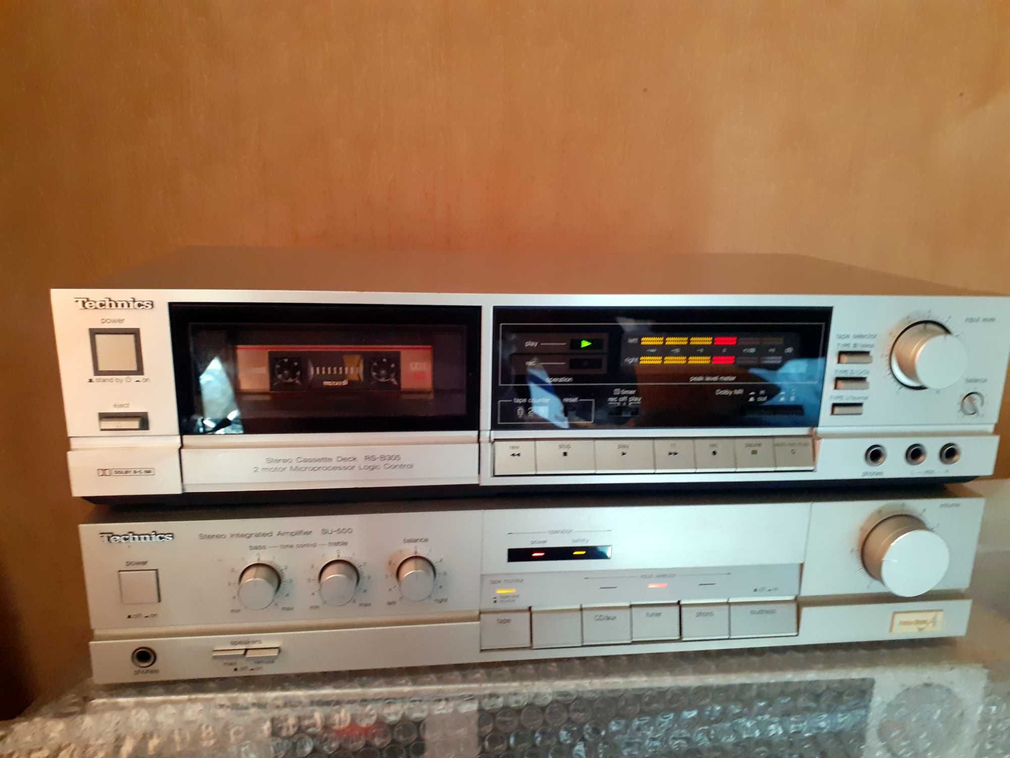 Дек и усиловател Technics - комплект като нови.  ПРОМОЦИЯ.