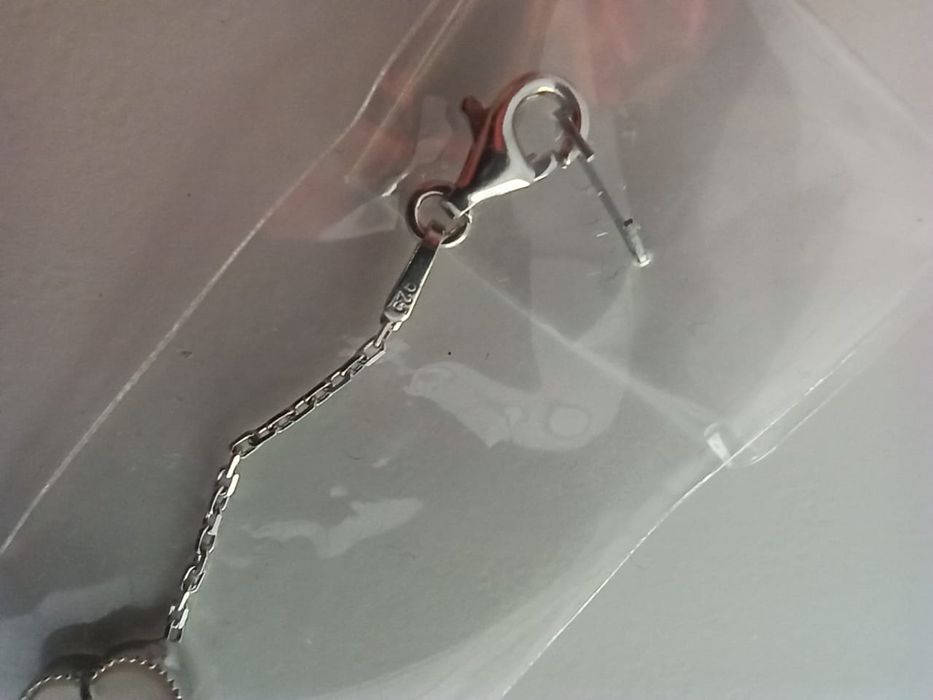 cercei și pandantiv din argint van cleef