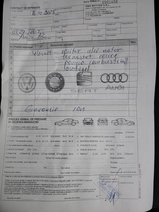 Audi A2 1.6 benzină