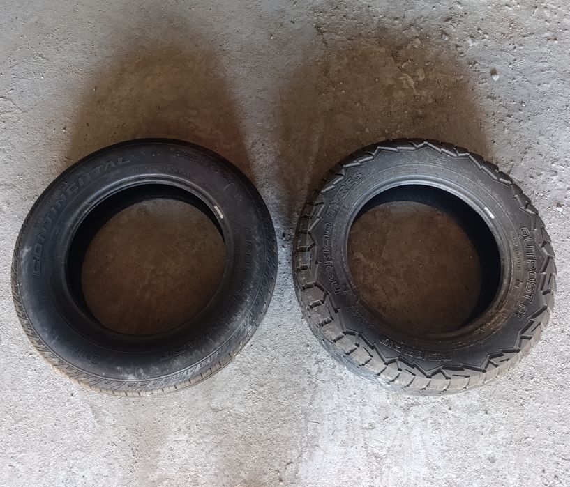 Vând cauciucuri continental 215/65/16 la 100 de lei bucata.