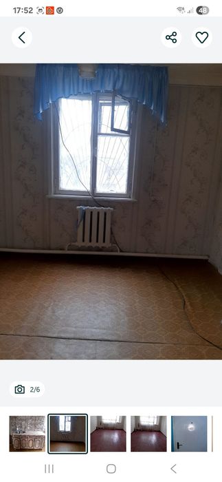 Продается деревяшка 2х комнатная сотилади 2хона