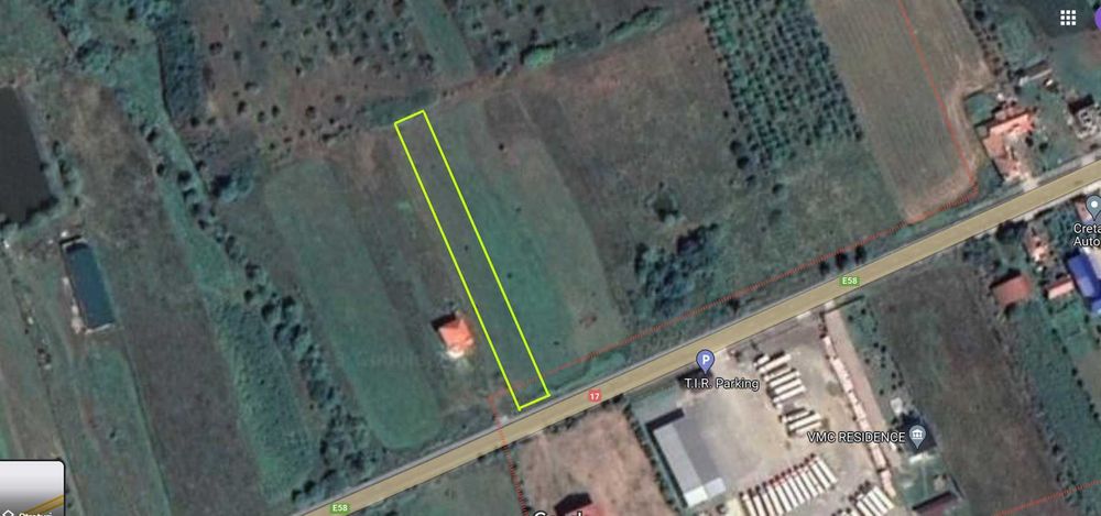 Vand/ Inchiriez terenuri la sosea E58 Ciceu-Mihaiesti | Investitie