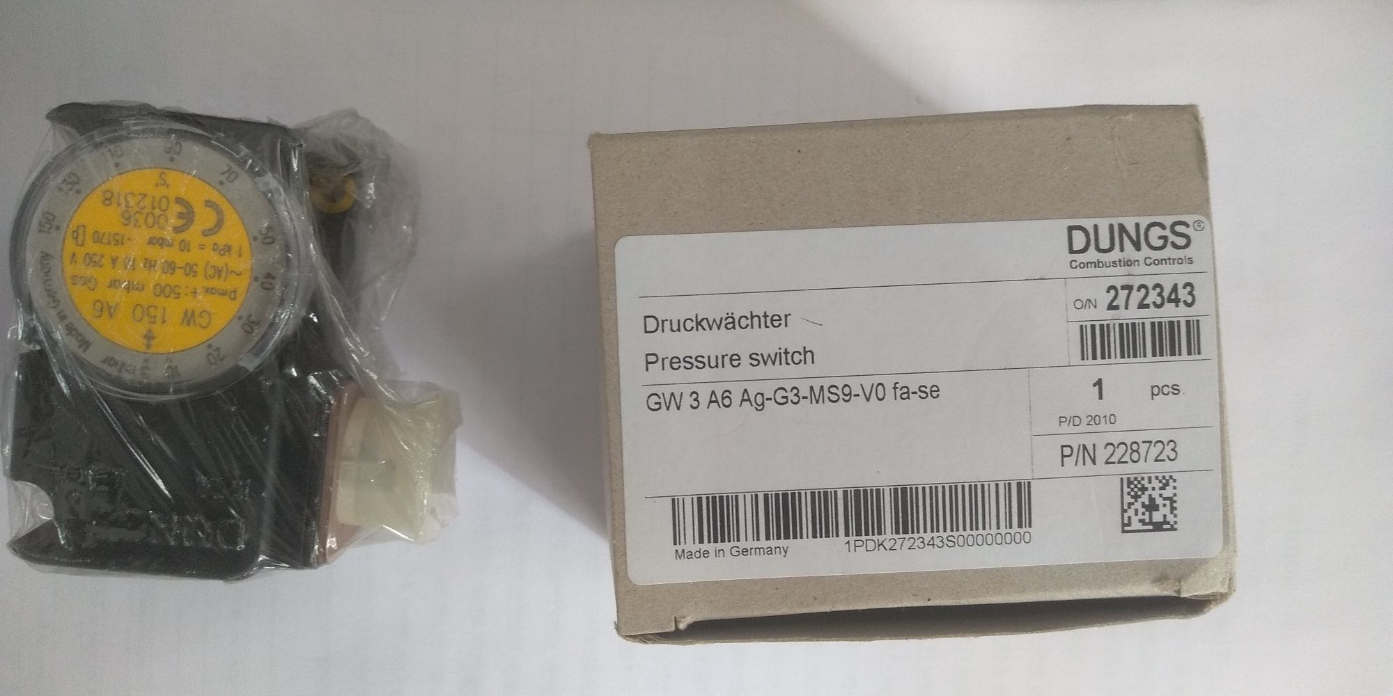 Реле давления газ. Для горелки. GW 150A5. GW 150 A6.. LGW 10 A2p. GW 5