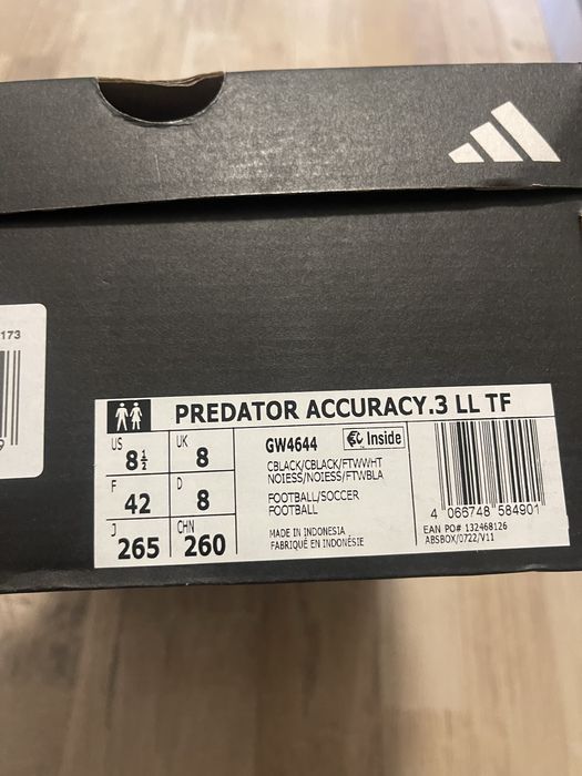 Адидас предатор/Adidas predator accuracy 3 ll