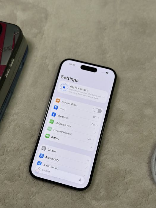 iPhone 15 Pro 98% baterie Blue titanium + 3 huse / cablu ca si nou