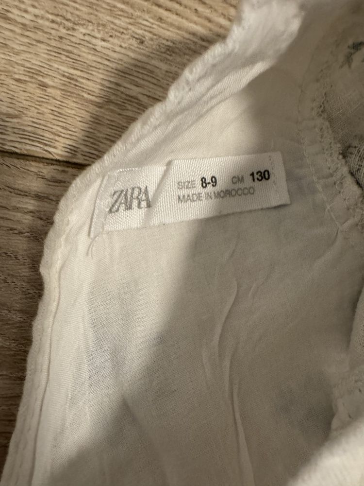 Дрехи zara 128-130 рокля ,къси панталони