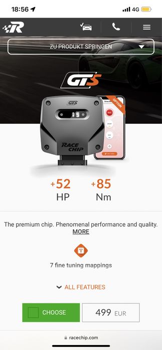 Racechip tuning за много марки: BMW, Audi, MB и др