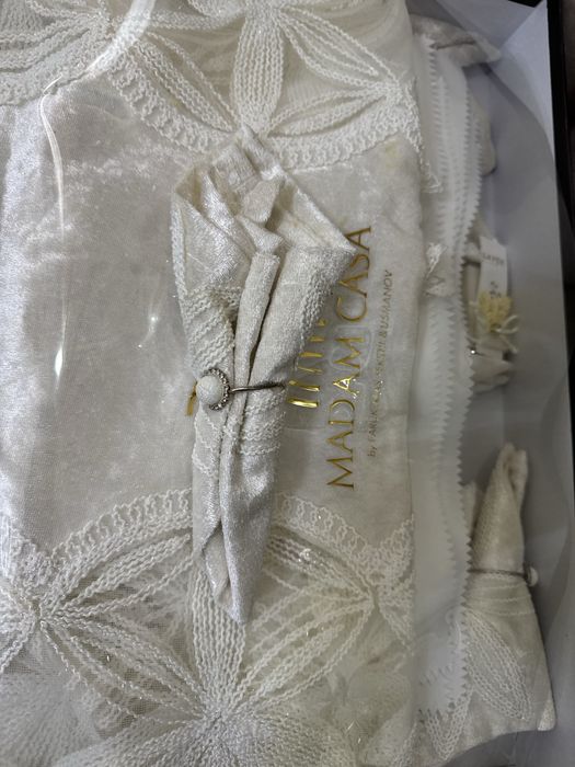 продается скатерть турецкая айвори цвет